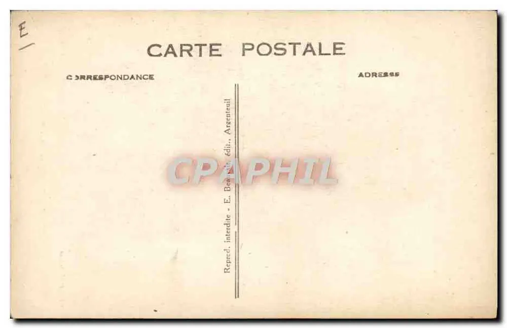 Sergent, ciclista francês — Cliché Meurisse, n°28 - Verso