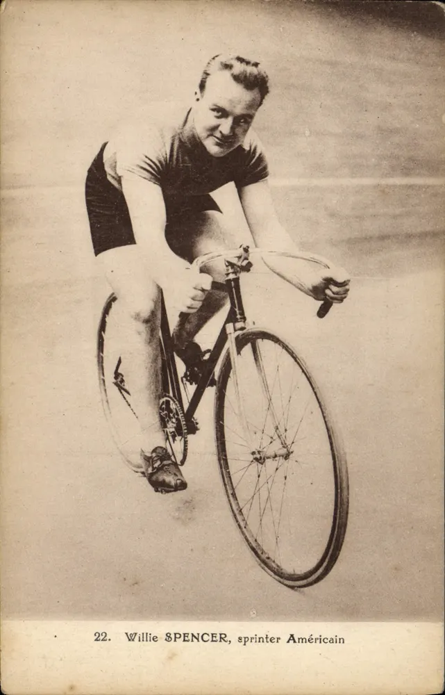 Willie Spencer, corredor americano — n°22 — E. Beaupassage, Argenteuil - Frente