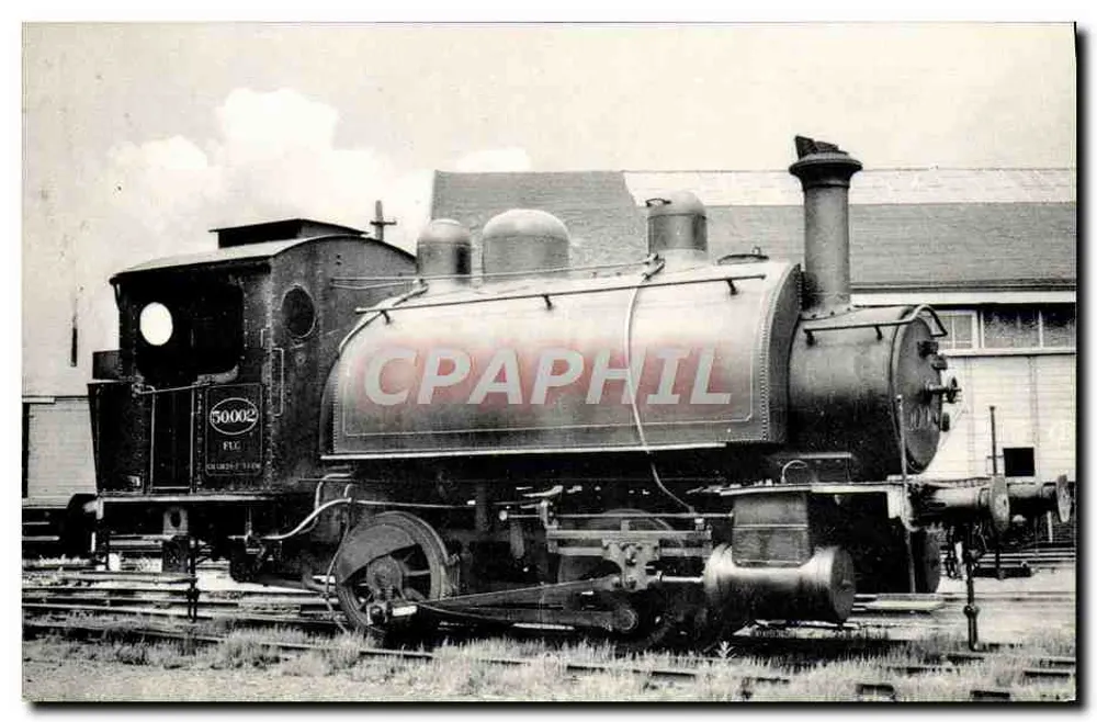 Locomotiva a tender tipo 50 — Série 4 — Maison Ern. THILL, Bruyelles - Frente
