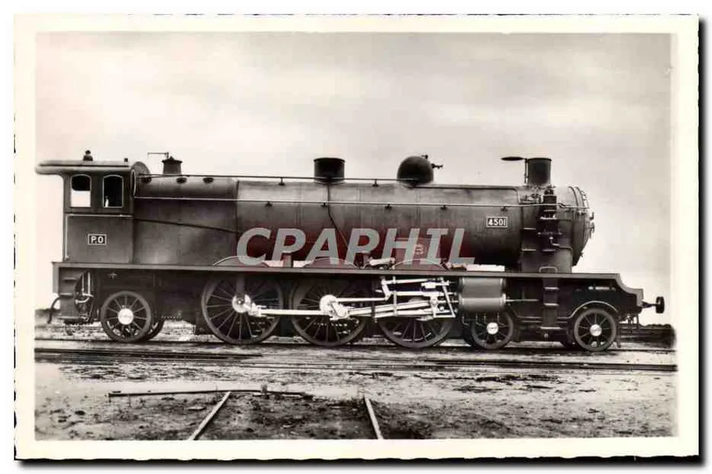 Locomotiva 4501 — Primeira « Pacific » na Europa — Edição S.A.C.M. N° 173 - Frente