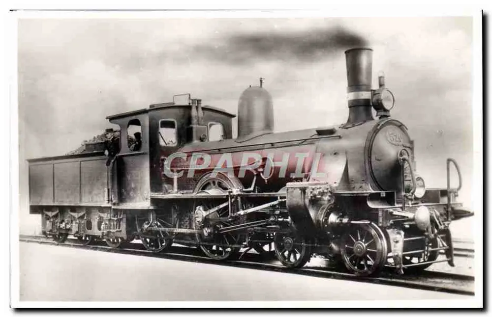 Locomotiva a vapor 'K' — construída em 1897 — Carl Allers, n° 6 - Frente