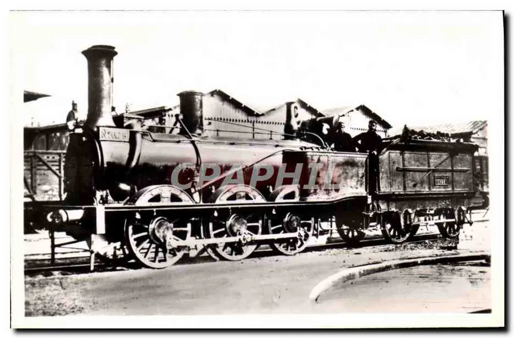 Locomotief n° 0.75 « La Carniole » — Serie 0.63 tot 0.120 van de Compagnie de l'Est — Cail et Cie, Bouwer - Voorkant