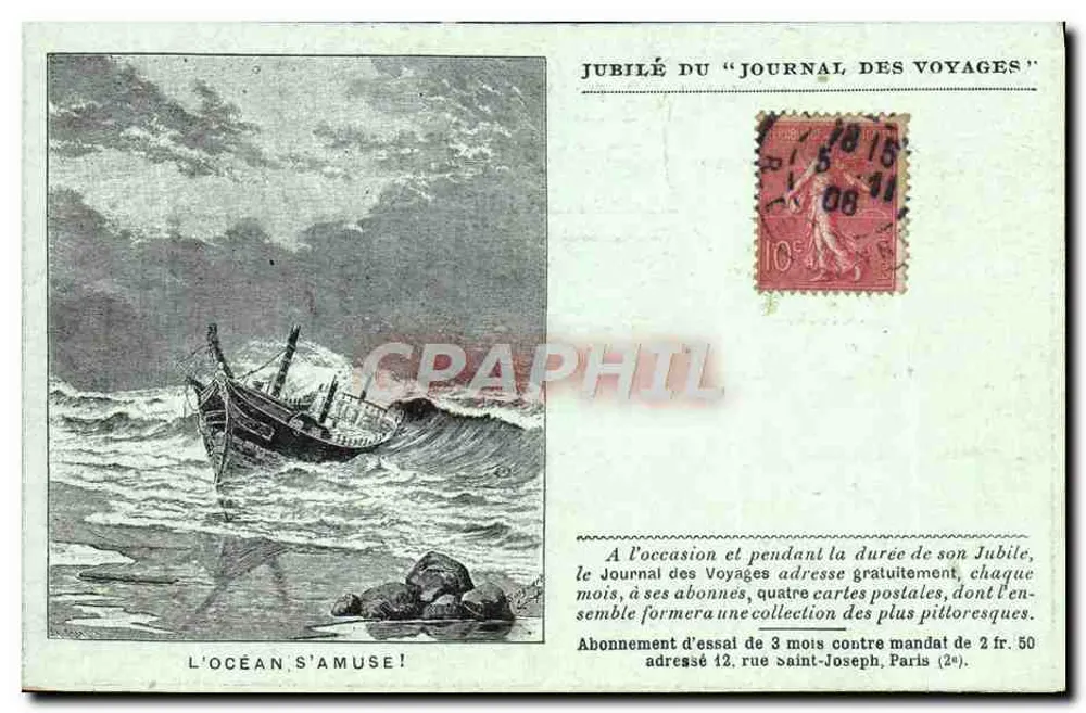 L'Océan s'amuse! — Jubiläum des Journal des Voyages — Sonderausgabe - Vorderseite