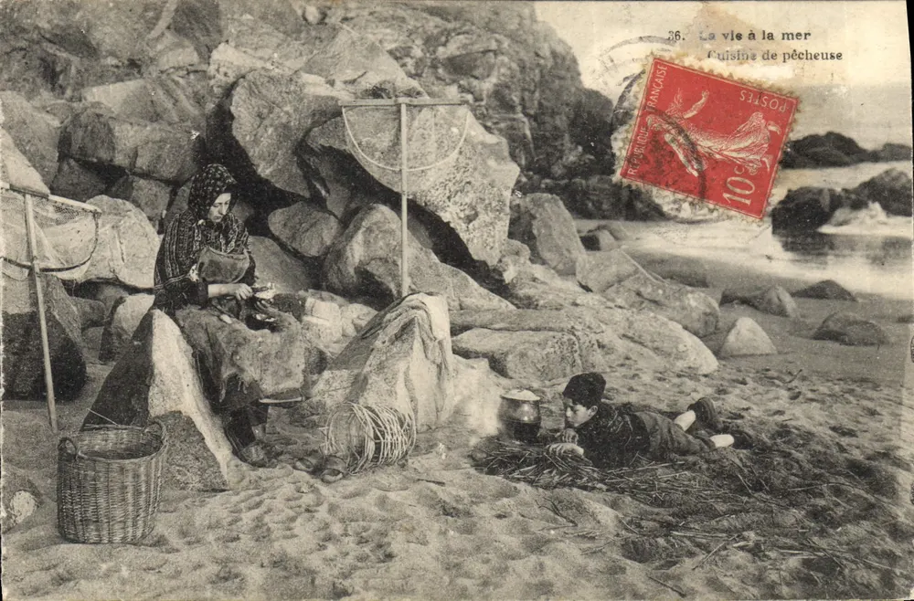 Cozinha da pescadora — A vida no mar — Editor não identificado, n° 36 - Frente