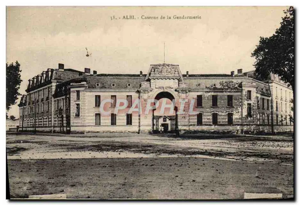 Albi - Kaserne der Gendarmerie — Verlag: Saint-Hauteville & Cie, Nr. 58 - Vorderseite