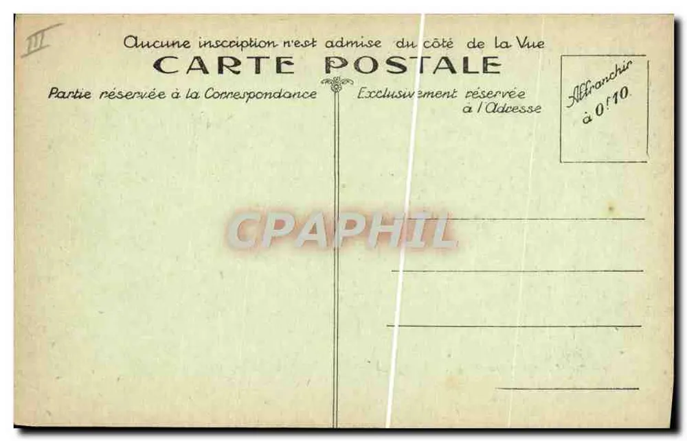 Le Conscri de Bôna — Durch das Morvan — Sammlung Rouné, n° 133 - Rückseite