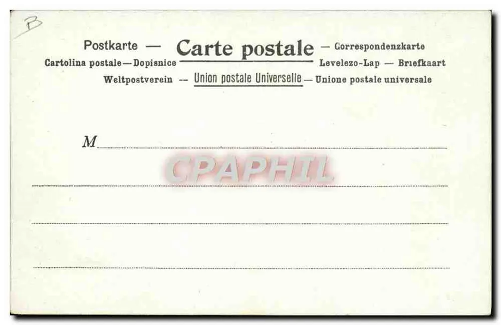 Le Bouvet (Frankreich) — Kreuzer — unbekannter Verleger, Seriennummer nicht sichtbar - Rückseite