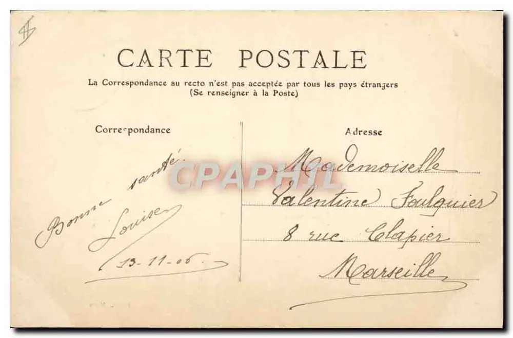 ARRAS - A Praça do Teatro — Ed. B., Arras, n° 55 - Verso