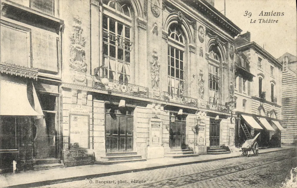 Amiens — O Teatro — O. Hacquart, fot., editor - Frente