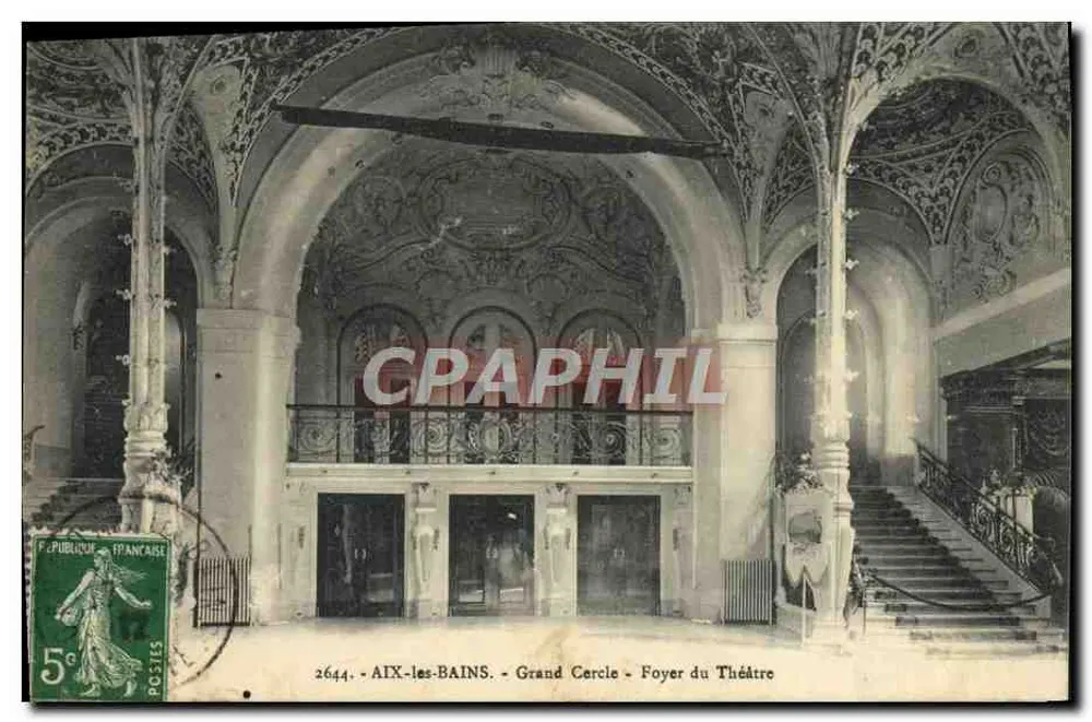Aix-les-Bains - Grand Cercle - Foyer des Theaters — n° 2644 - Vorderseite