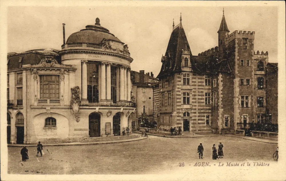Agen - Il Museo e il Teatro — Editore: Agen, n° 26 - Recto