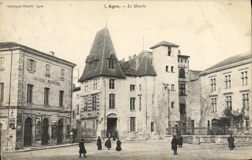 Agen — O Museu — Teatro Municipal — Fototipia Perret - Frente