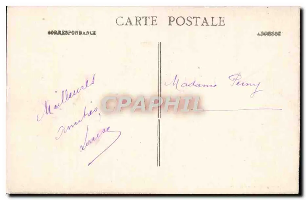 LAC dos SETTONS - Caminho de Ronde — Em Morvan — Dacriel, Editores em Saulieu, n°72 - Verso