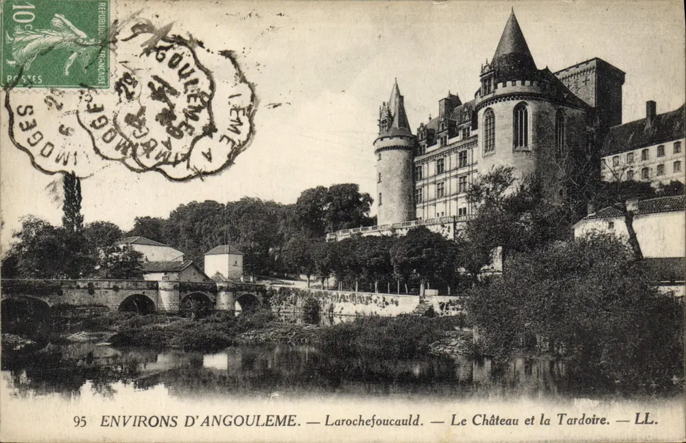 Larocheffoucauld — Schloss und Tardoire — LL - Vorderseite