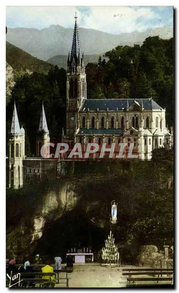 Lourdes — A Basílica e a Gruta — Éditions Yan-Rogé - Frente
