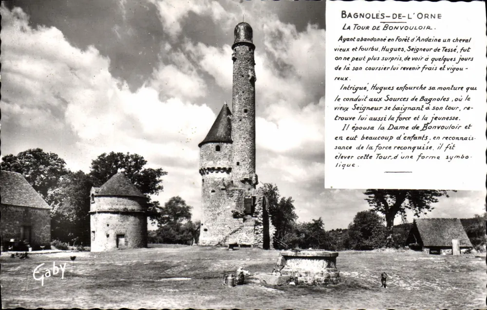 Bagnolès-de-l'Orne — Ansicht der Turm von Bonvouloir — Editions Gaby - Vorderseite