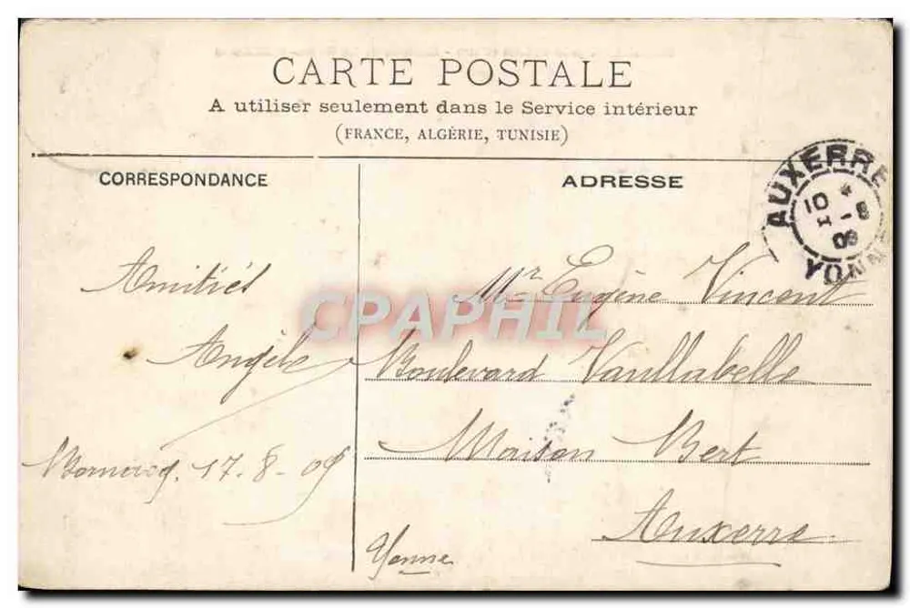 Sidiailles, in der Nähe von Culan (Cher) — Schloss La Roche-Guillebaud — Verlag nicht sichtbar - Rückseite