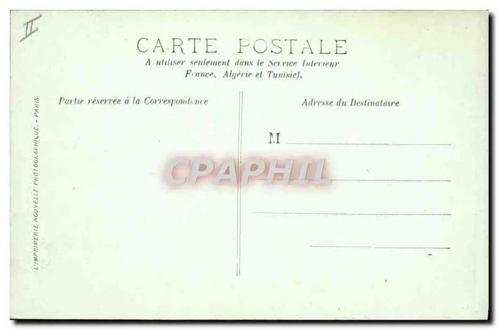Le Havre — Zollbarracken — LL. — Nr. 12 - Rückseite