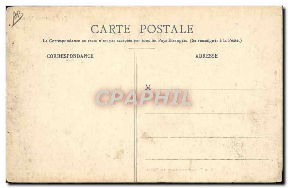 Unsere Zollbeamten in der Schnee — Les Hautes Vosges — Imp. Ad. Welck, N° 228 - Rückseite
