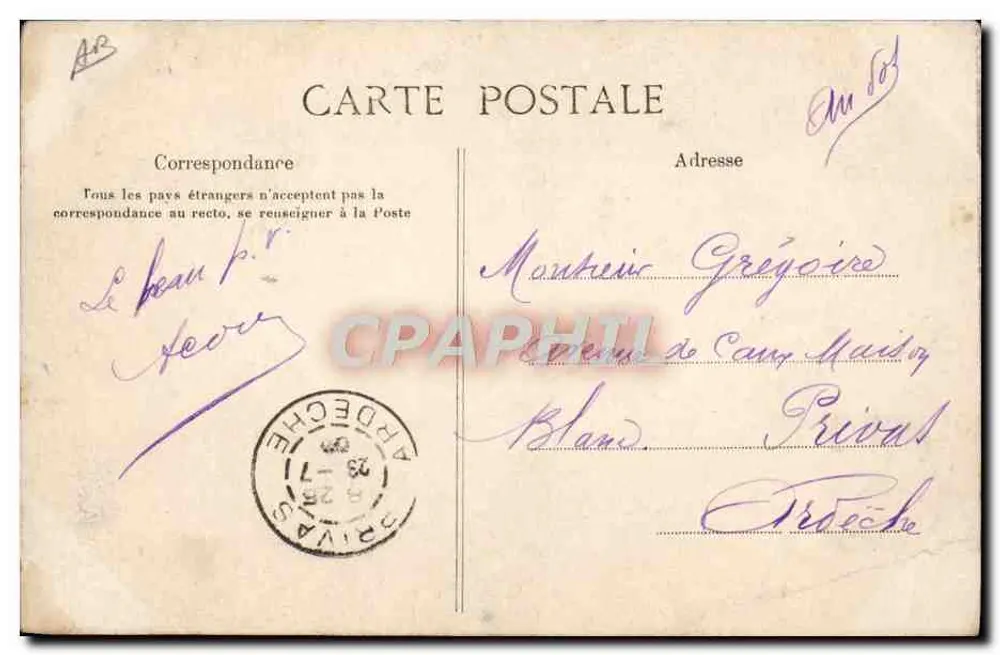 Schmuggeln an den Leitern des Todes — Canal du Rhône nach Sète — Verlag: Canal du Rhône nach Sète, Nr. 209 - Rückseite