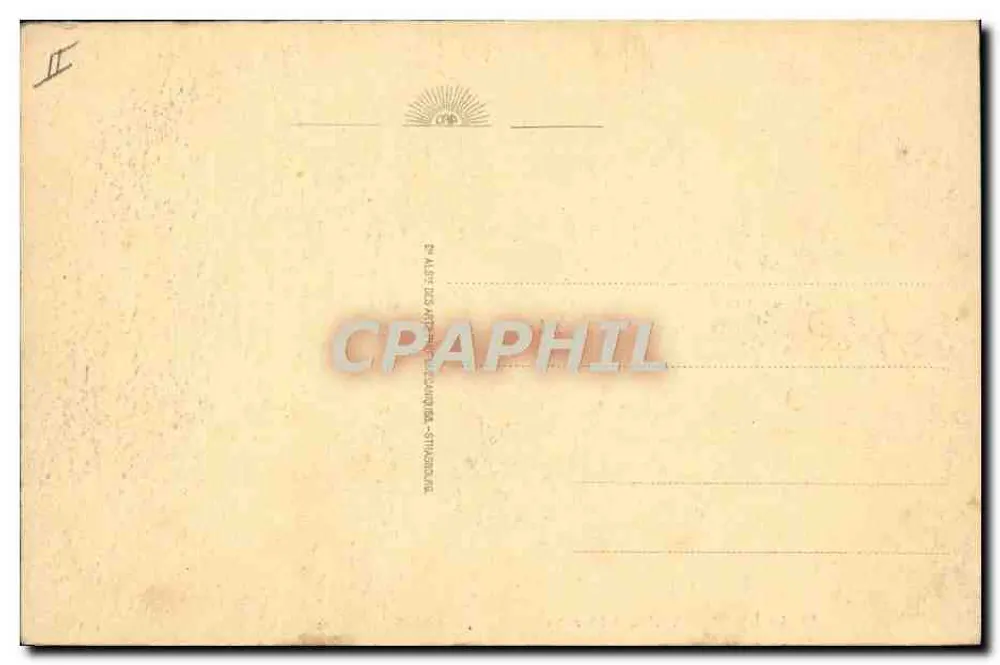 Colmar - Alte Zollstelle — Verlag CAP, Nr. 45 - Rückseite