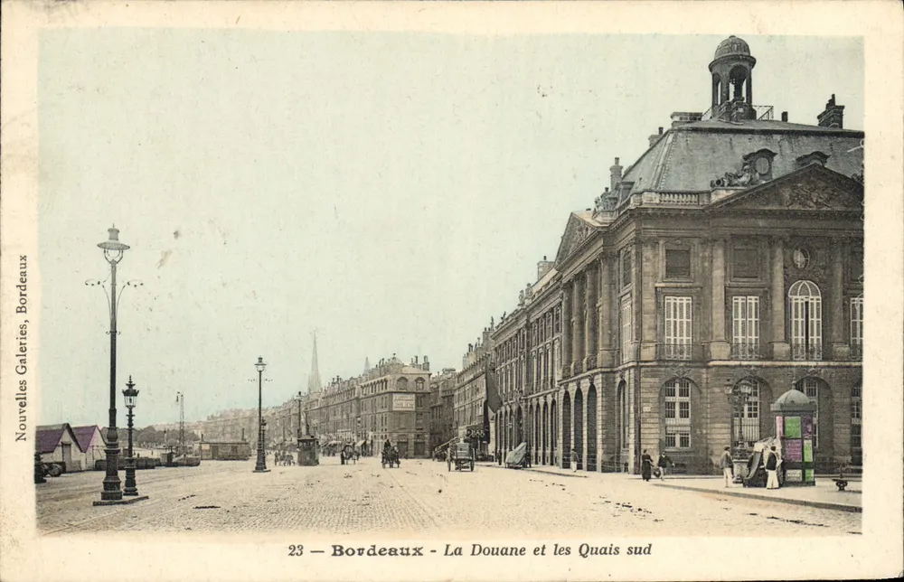 Bordeaux - La Douane et les Quais sud — Nouvelles Galeries, Bordeaux, n°23 - Vorderseite