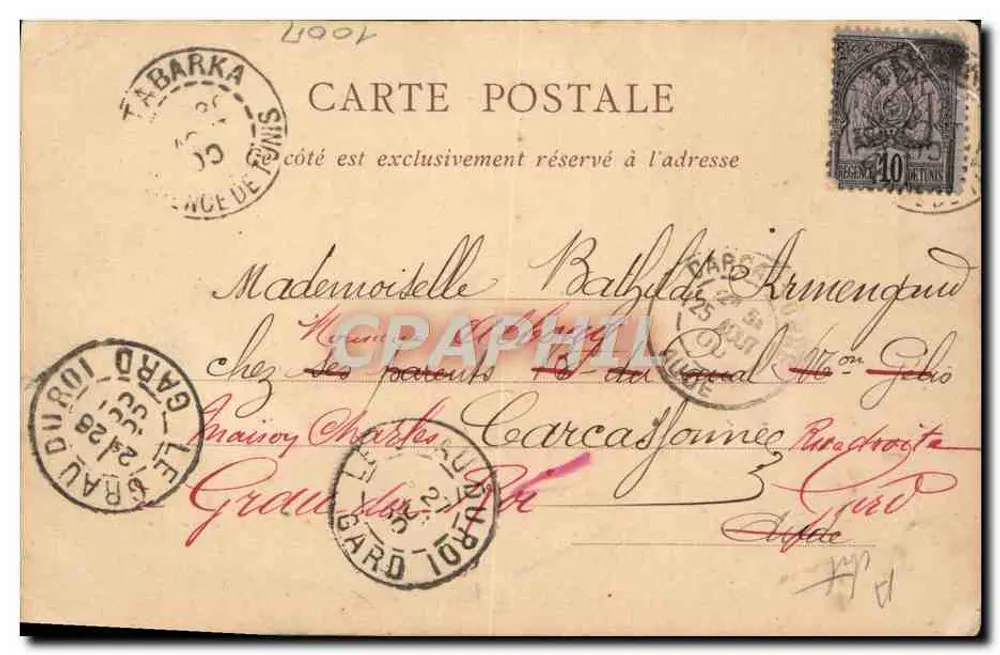 Toursin — Junge Mädchen — Grande Papeterie-Librairie des Phalès, n°35 - Rückseite