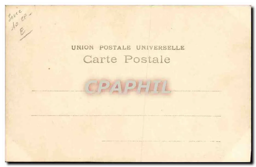 Die fleißigen Schüler — Serie 10 — S.P. Paris - Rückseite