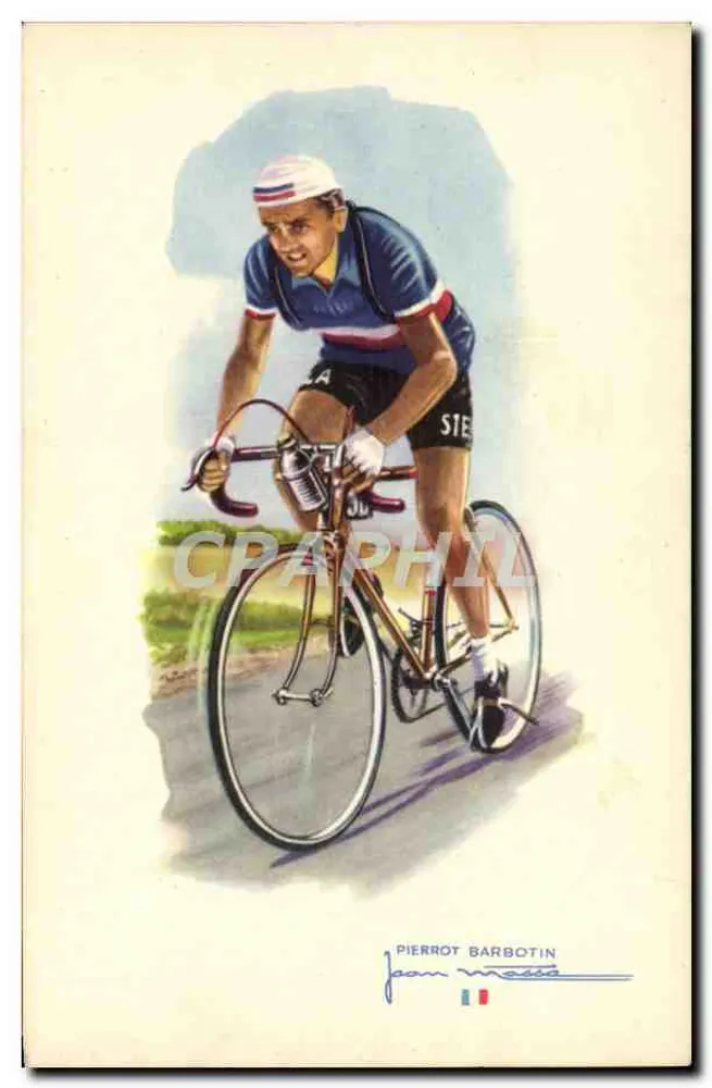 Ciclista — Pierre Barbottin — editor JG Paris - Frente