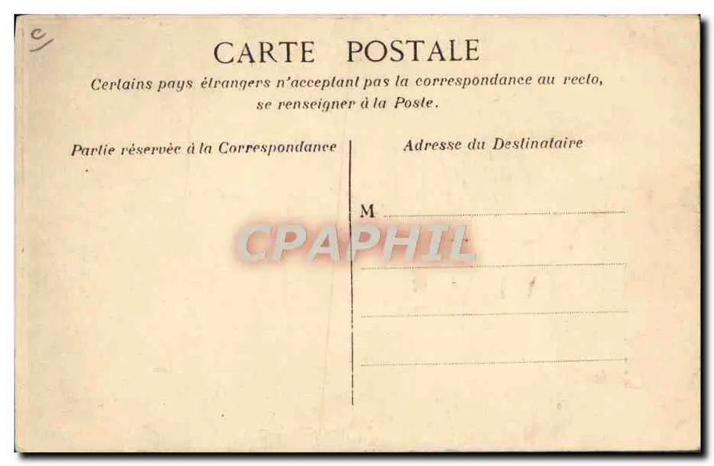 Jean MARIN — La Statue Vivante restant 4 heures immobile — éditeur non visible - Rückseite