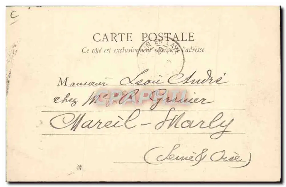 Die Rennfahrer — Jacquelin, der Nationale Meister — B.F., Paris - Rückseite