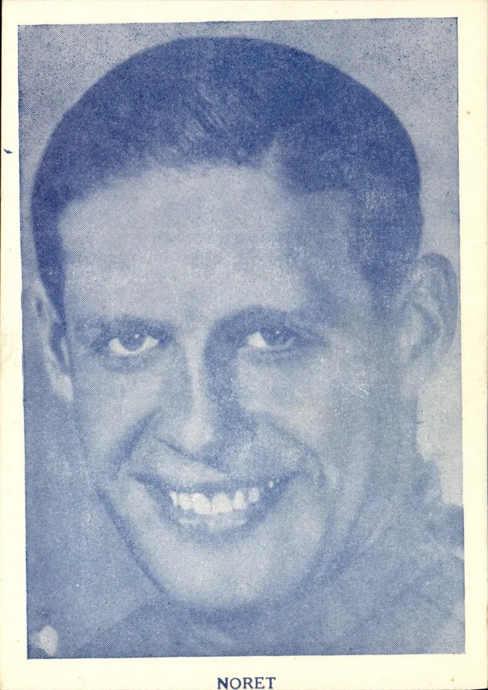 Retrato de homem sorridente — Noret — n° de série não visível - Frente