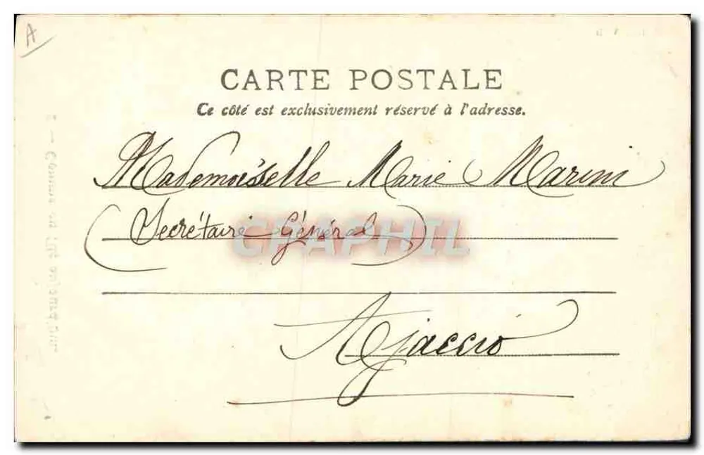 Femme à vélo — scène de rue — éditeur anonyme, n° 2 - Verso