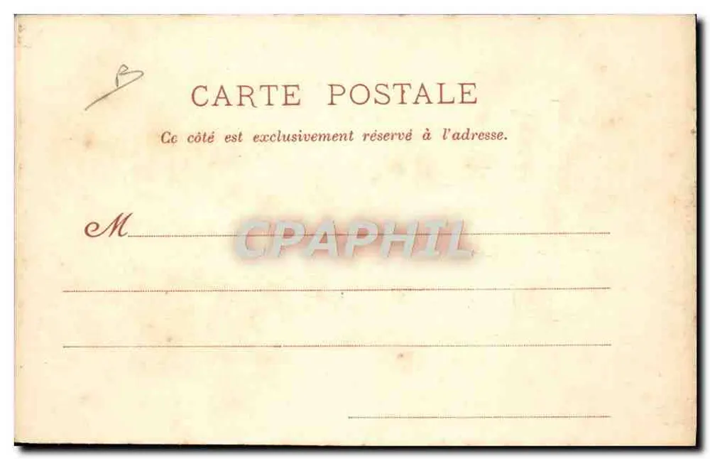 Die "Couronne" — Fregatte der französischen Marine — A. Couturier, Fotograf-Verleger, Toulon, Nr. 335 - Rückseite