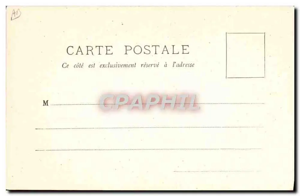 Le Duguy-Trouin — Schule für Aspiranten — A. Bougault n°574 - Rückseite