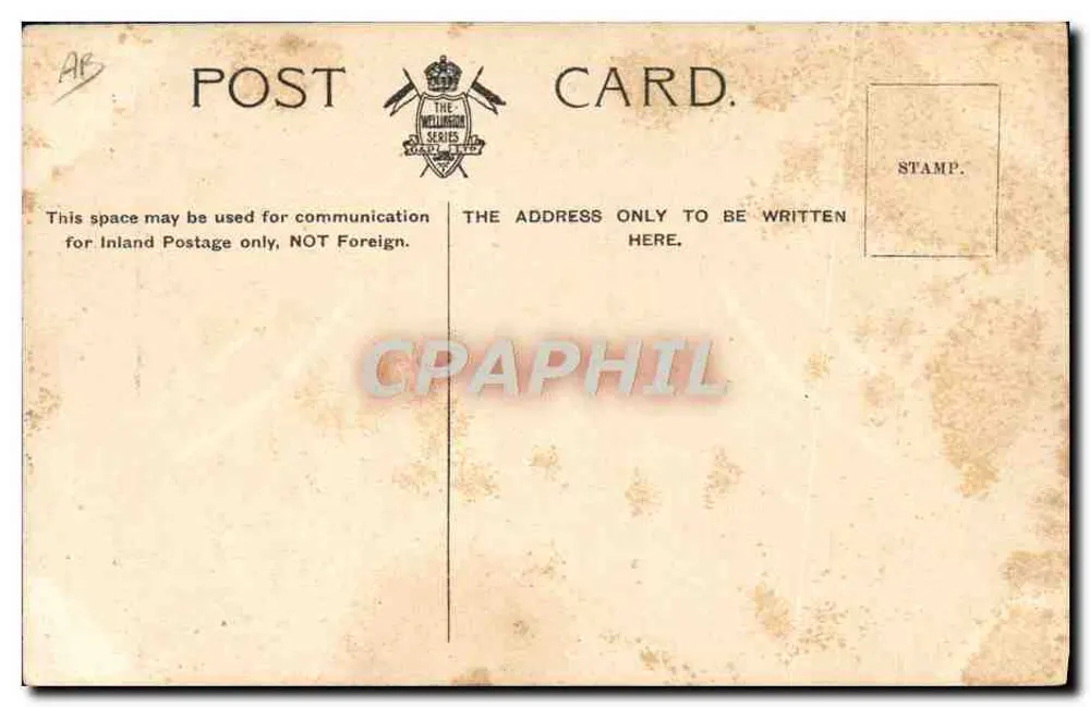 H.M.S. Calliope — Zeilen uitvouwen — Photo Gallery & Folding Co. - Achterkant
