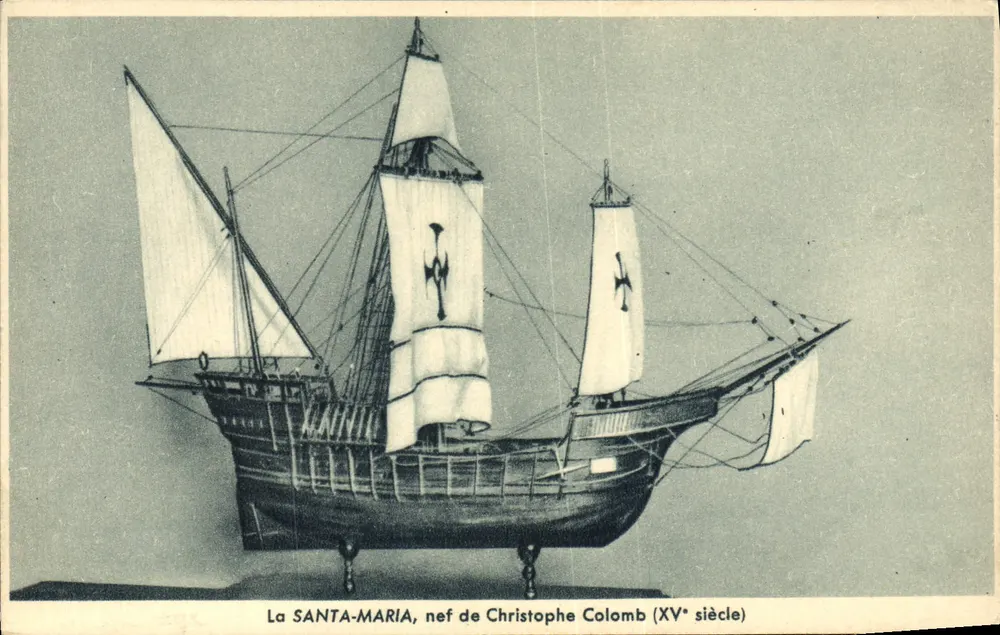 Die SANTA-MARIA, Bug von Christoph Kolumbus (15. Jahrhundert) — Museum von Europa, Paris - Vorderseite