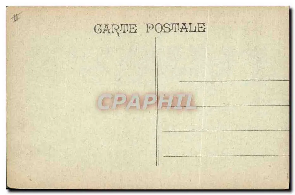 Die Fregatte die "SYBILLE" am Kap Horn — Nach R. Dumont Duparc, Maler des Ministeriums für Marine — Ausgabe R. Dumont Duparc, 1910 - Rückseite