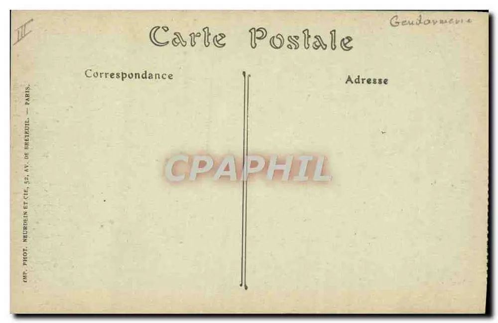 Noyon (Oise) — Die Gendarmerie — ND. Phot. - Rückseite
