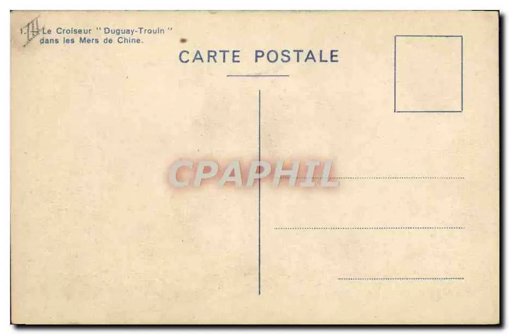 Der Kreuzer "Duguay-Trouin" in den China-Seen — Bernard Jackman-Kalt - Rückseite