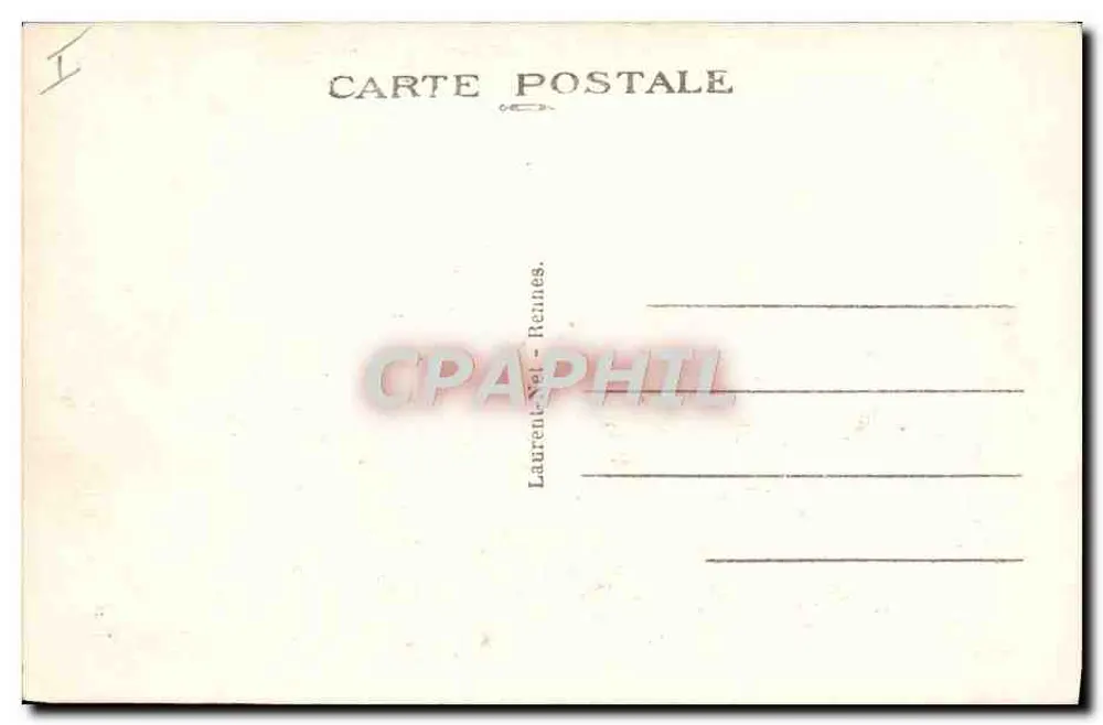 Navio militar em Lorient — editor Lott, n° 3633 - Verso