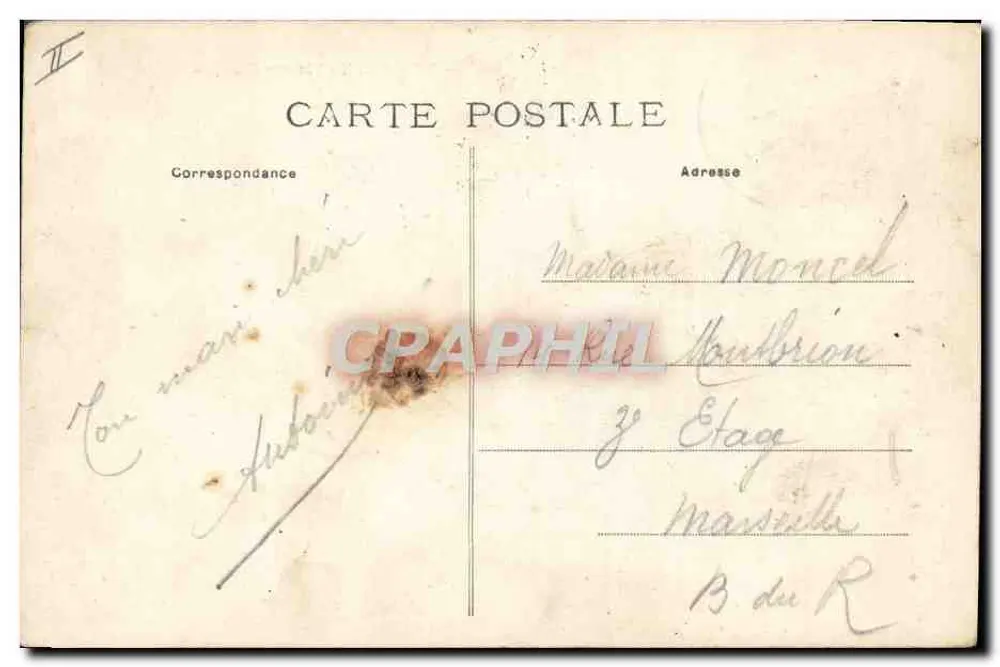 Bordeaux — Teatro Francês — editor não identificado, n° de série 76 - Verso