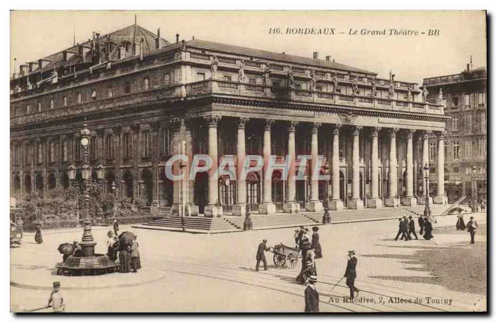 Bordeaux — O Grande Teatro — BR — 116 - Frente
