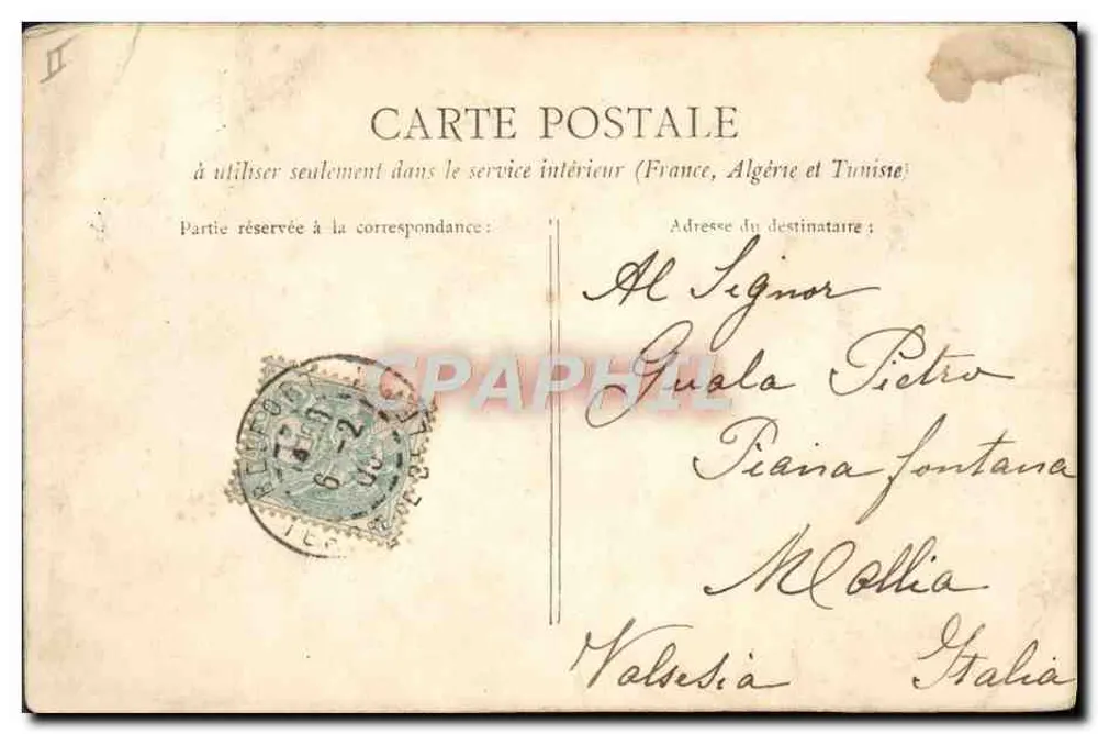 Belfort - O Teatro — vista do edifício em 1905 — editor não identificado - Verso