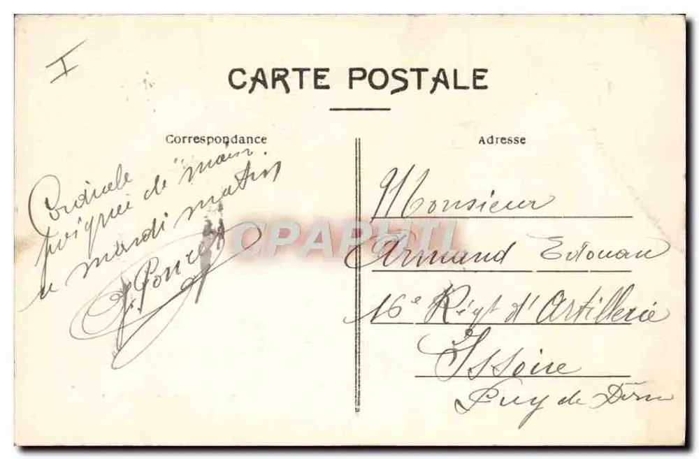BÉZIERS — O Teatro — Edição Hénon & Fortas, n°63 - Verso