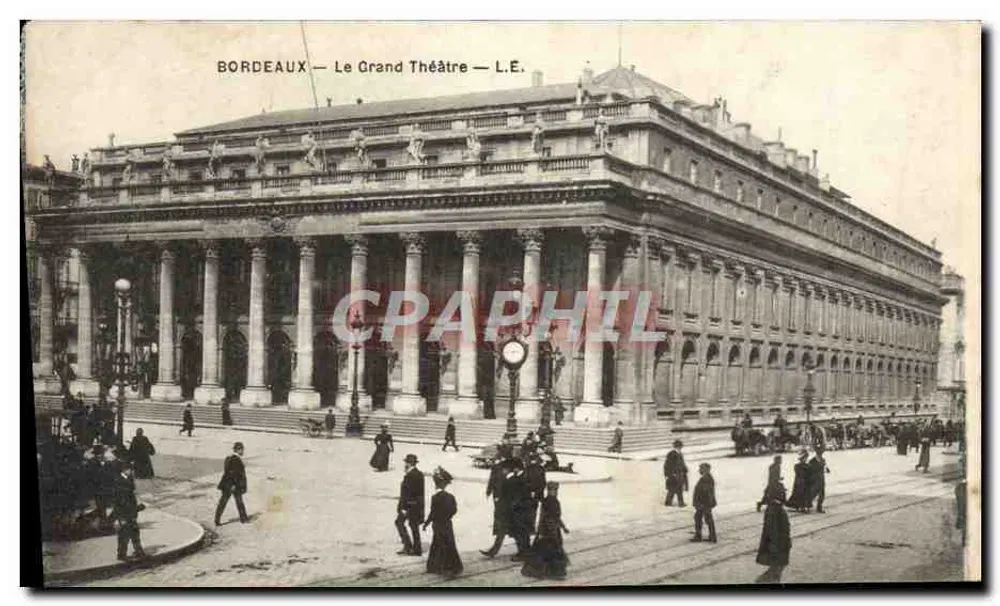 Bordeaux — El Gran Teatro — L.E. - Anverso