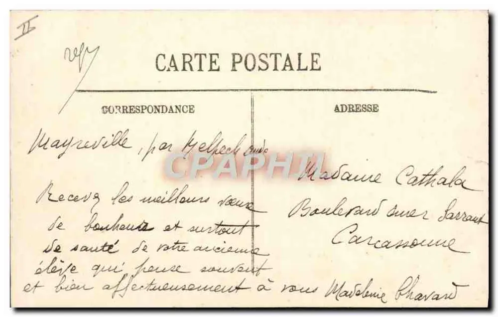 Bourges — Das Theater und das Palast von Jacques Cœur — LL, n°100 - Rückseite