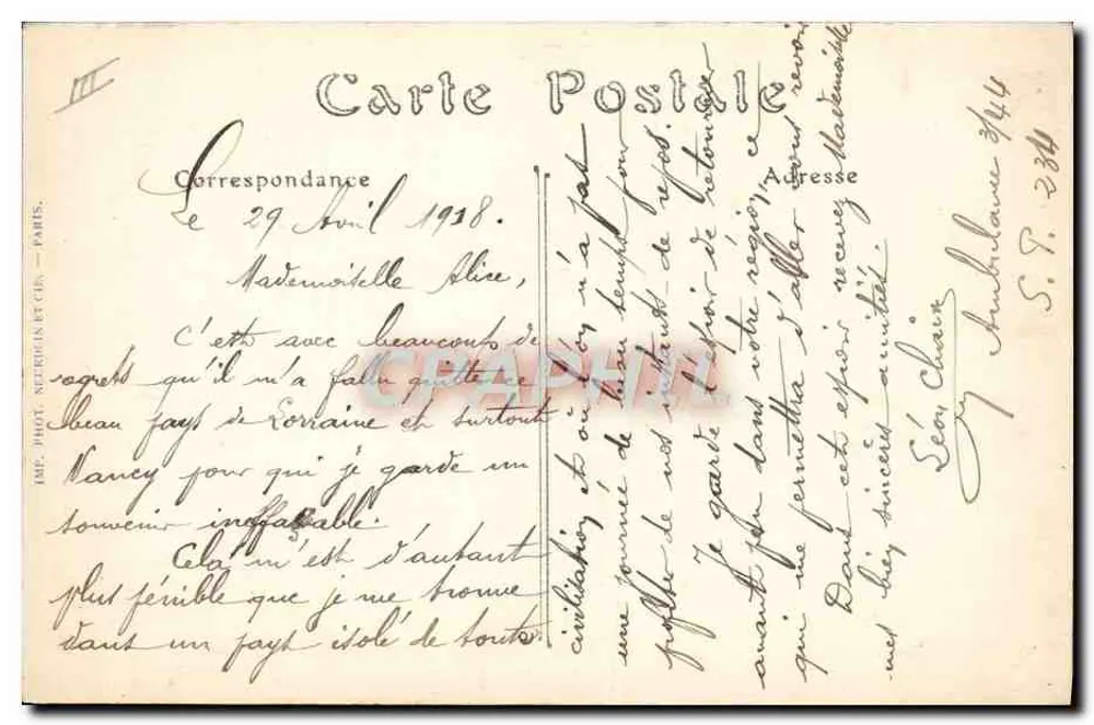 Beauvais — O Teatro — ND. Fot. n°72 - Verso