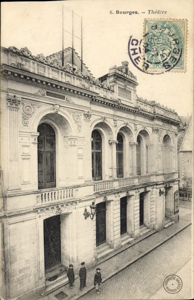Bourges — Teatro — Editor: Nouvelles Générales - Frente