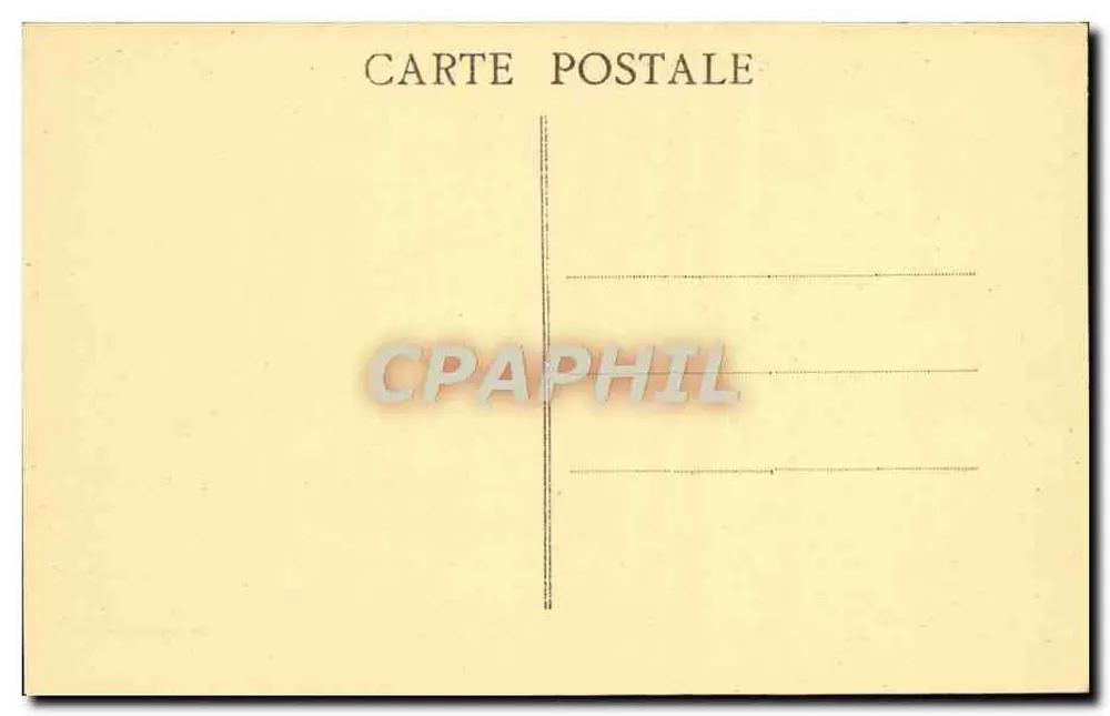 Vezelay — Die Terrasse des Schlosses und Promenade — Verlag: Roger Gouber - Vezelay - Rückseite